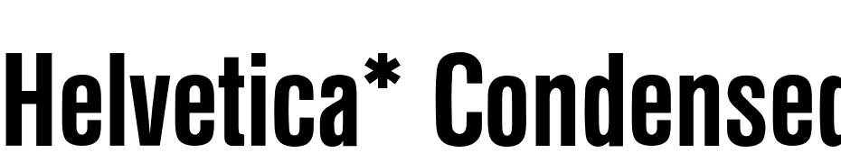 Helvetica* Condensed Medium Font Download Free